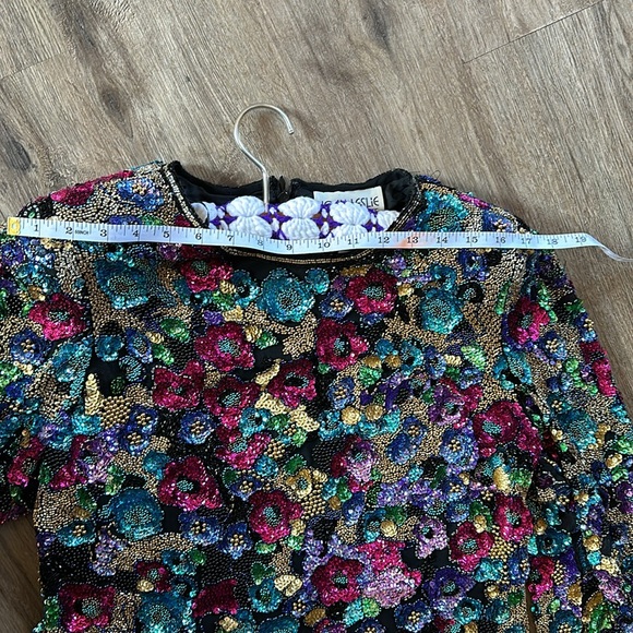 Vintage Fully Beaded/Sequined Top - Picture 16 of 17